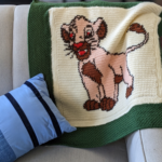 Baby Lion Crochet Blanket